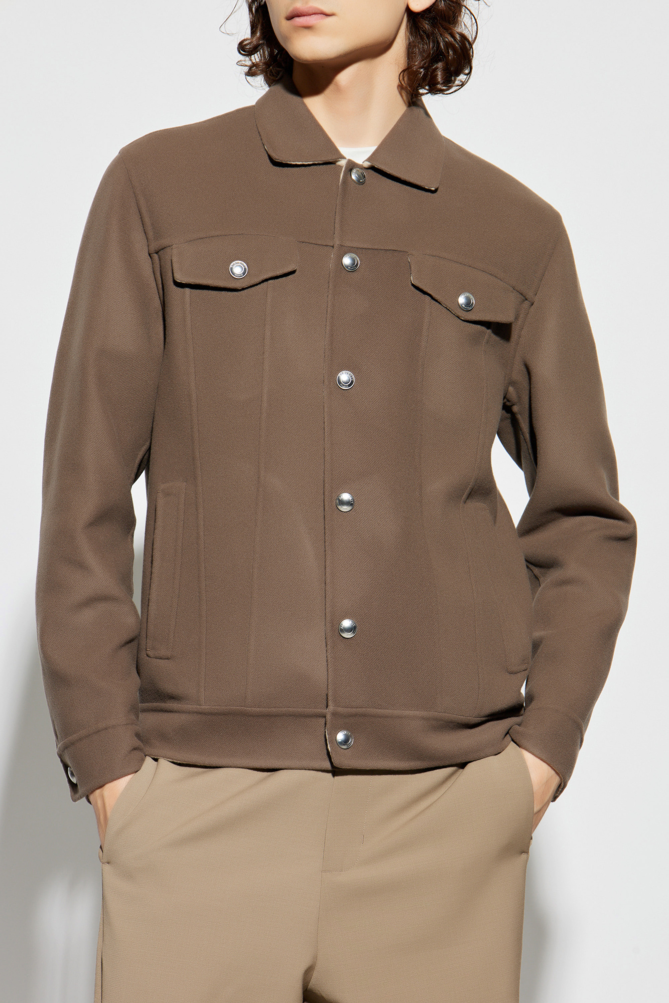 VESP WOOL SHIRTS JACKET ブラウン M VESP】WOOL SHIRTS JACKET PANTS ブラウン